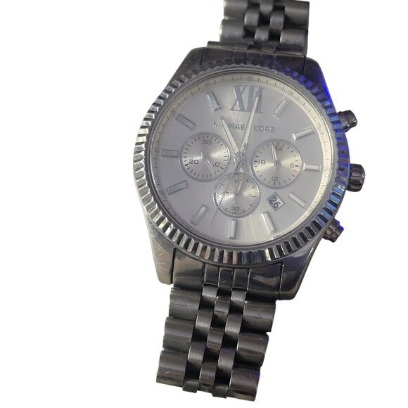 Michael Kors Men Lexington Watch Model MK-8405 Original Band New Battery Classic - Picture 7 of 9